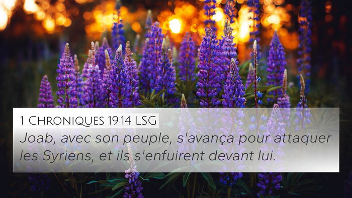 1 Chroniques 19:14 LSG Bible Verse Image