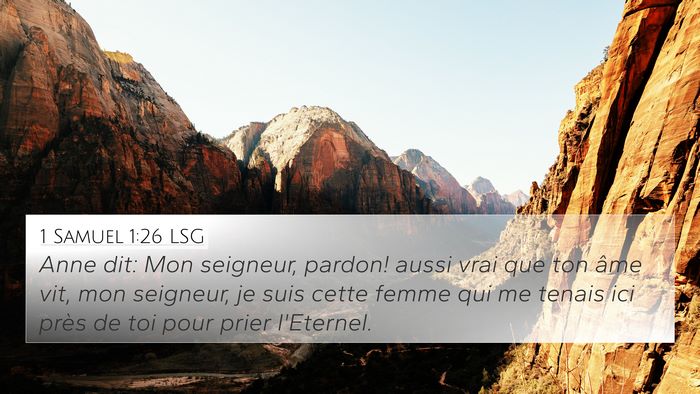 1 Samuel 1:26 LSG Bible Verse Image