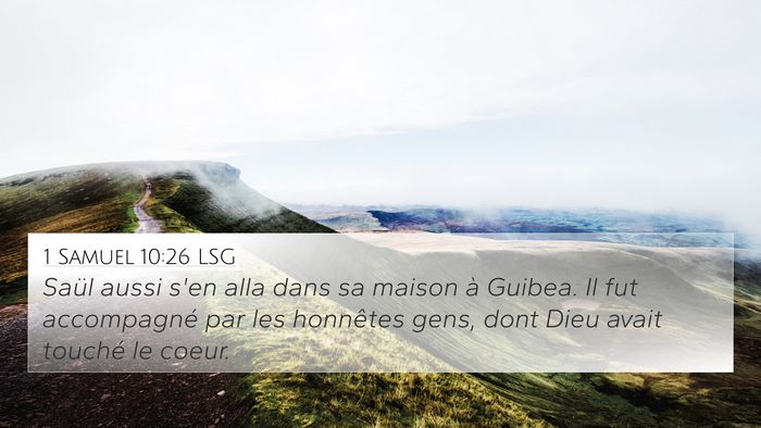 1 Samuel 10:26 LSG Bible Verse Image