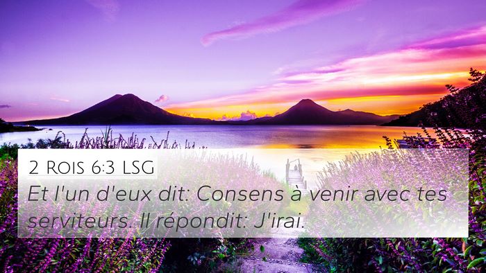 2 Rois 6:3 LSG Bible Verse Image