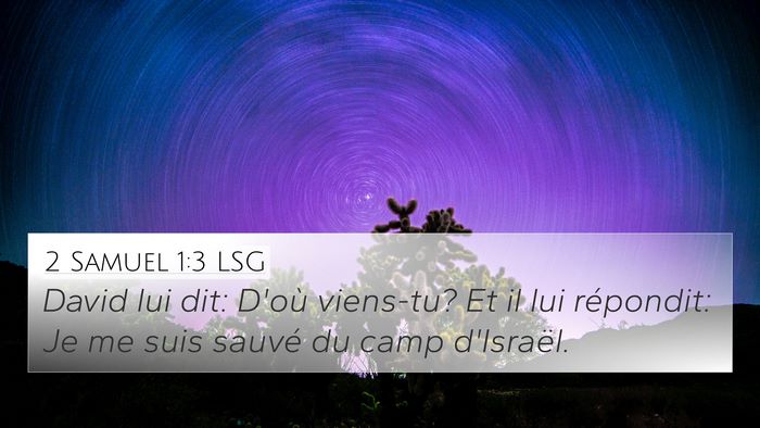 2 Samuel 1:3 LSG Bible Verse Image