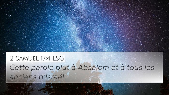 2 Samuel 17:4 LSG Bible Verse Image