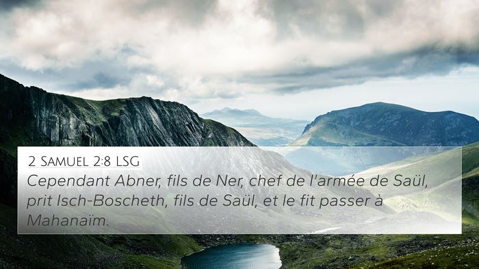 2 Samuel 2:8 LSG Bible Verse Image