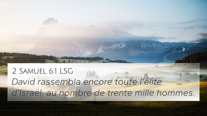2 Samuel 6:1 LSG Bible Verse Image
