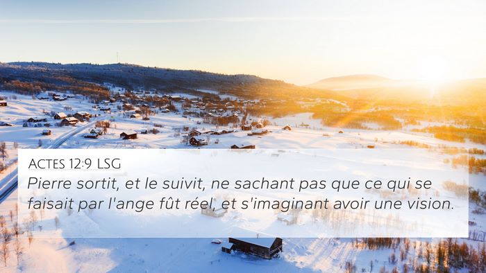 Actes 12:9 LSG Bible Verse Image