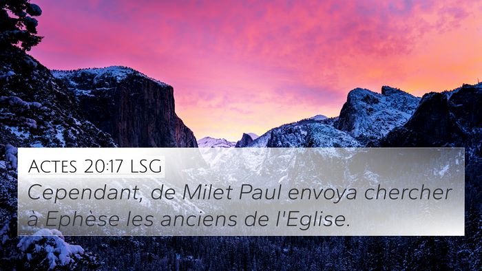Actes 20:17 LSG Bible Verse Image