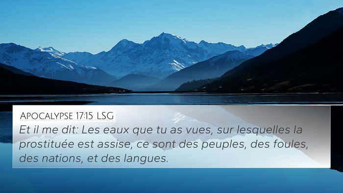 Apocalypse 17:15 LSG Bible Verse Image
