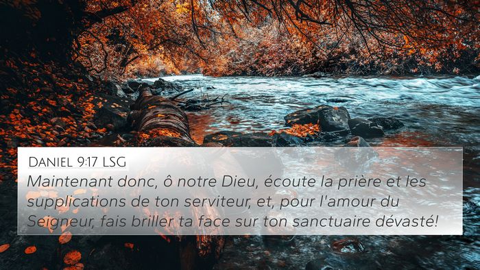 Daniel 9:17 LSG Bible Verse Image