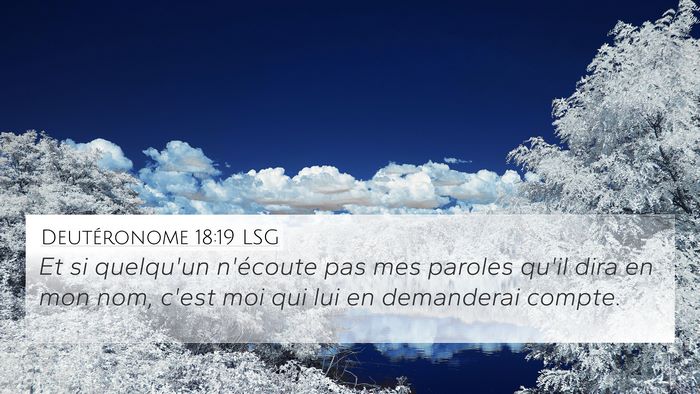 Deutéronome 18:19 LSG Bible Verse Image