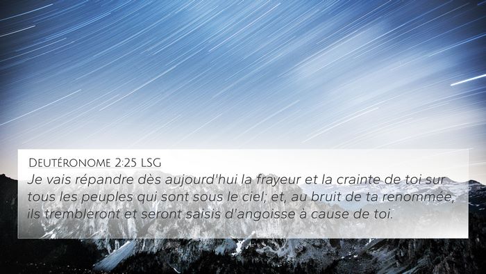 Deutéronome 2:25 LSG Bible Verse Image