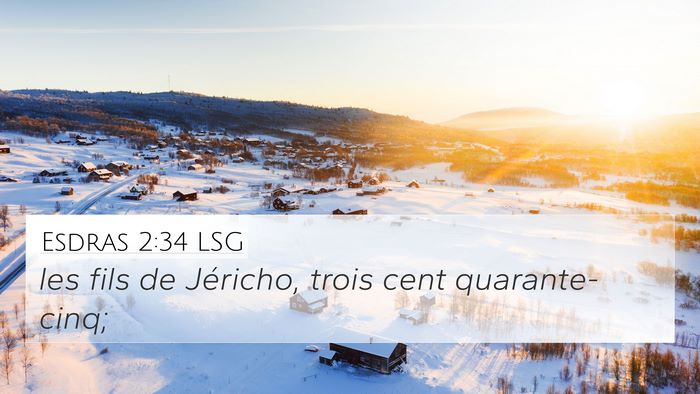 Esdras 2:34 LSG Bible Verse Image