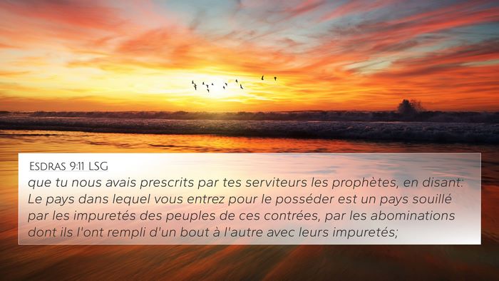 Esdras 9:11 LSG Bible Verse Image