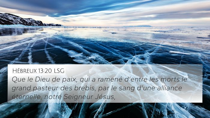 Hébreux 13:20 LSG Bible Verse Image