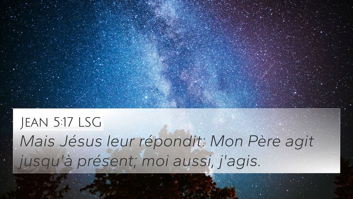 Jean 5:17 LSG Bible Verse Image