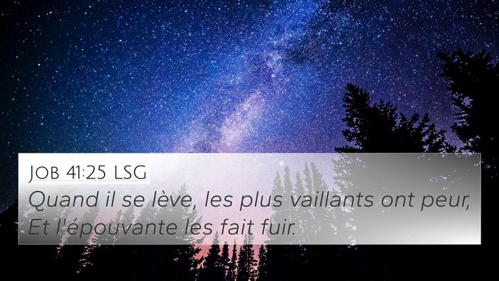 Job 41:25 LSG Bible Verse Image