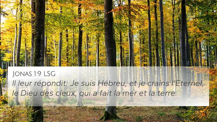 Jonas 1:9 LSG Bible Verse Image