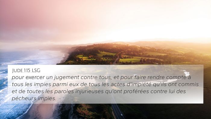 Jude 1:15 LSG Bible Verse Image