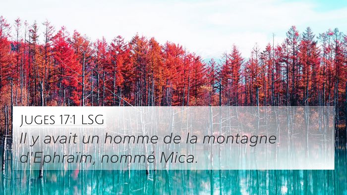 Juges 17:1 LSG Bible Verse Image