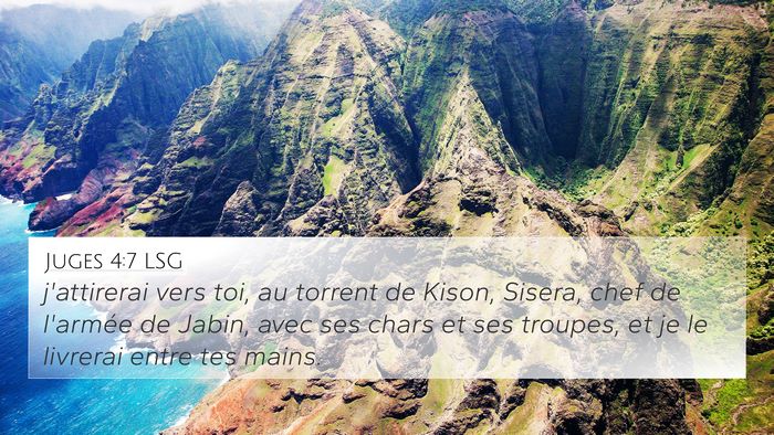Juges 4:7 LSG Bible Verse Image