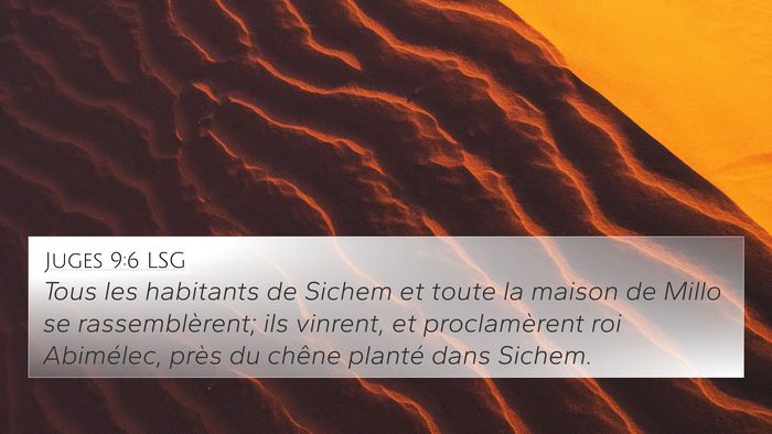 Juges 9:6 LSG Bible Verse Image