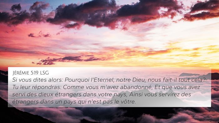 Jérémie 5:19 LSG Bible Verse Image