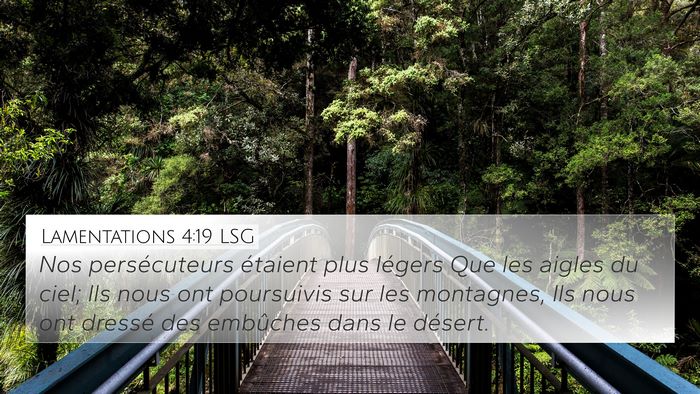 Lamentations 4:19 LSG Bible Verse Image