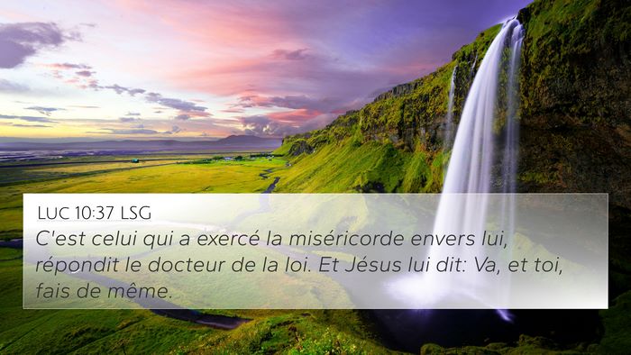 Luc 10:37 LSG Bible Verse Image