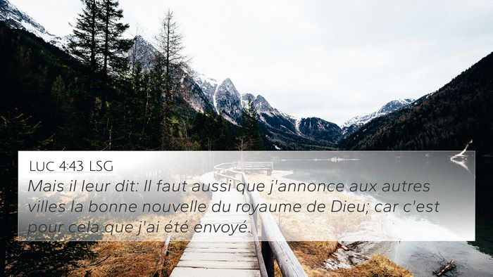 Luc 4:43 LSG Bible Verse Image