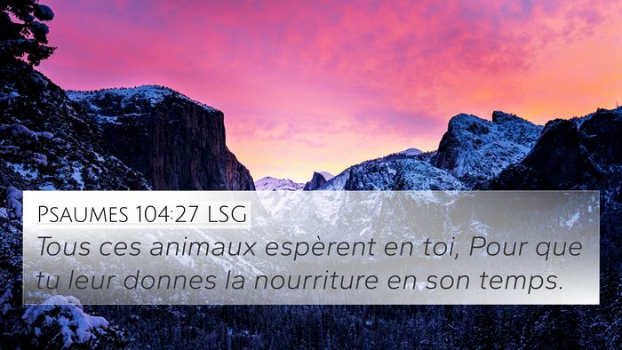 Psaumes 104:27 LSG Bible Verse Image