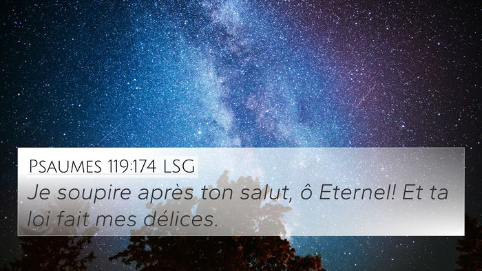 Psaumes 119:174 LSG Bible Verse Image