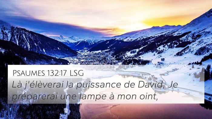 Psaumes 132:17 LSG Bible Verse Image