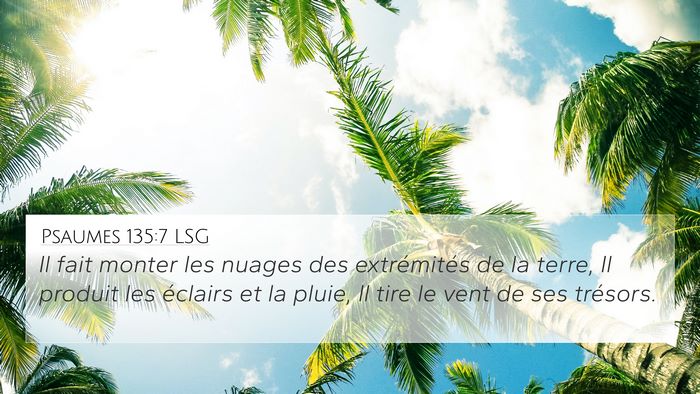 Psaumes 135:7 LSG Bible Verse Image