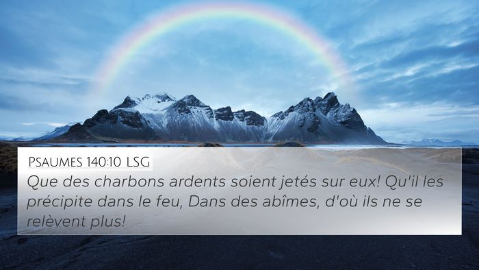 Psaumes 140:10 LSG Bible Verse Image