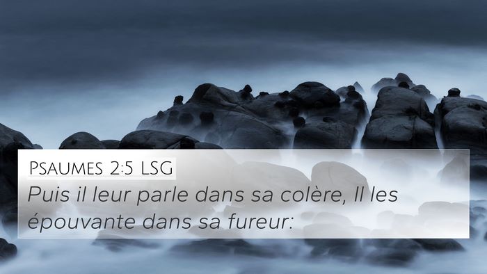 Psaumes 2:5 LSG Bible Verse Image