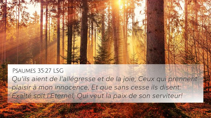 Psaumes 35:27 LSG Bible Verse Image