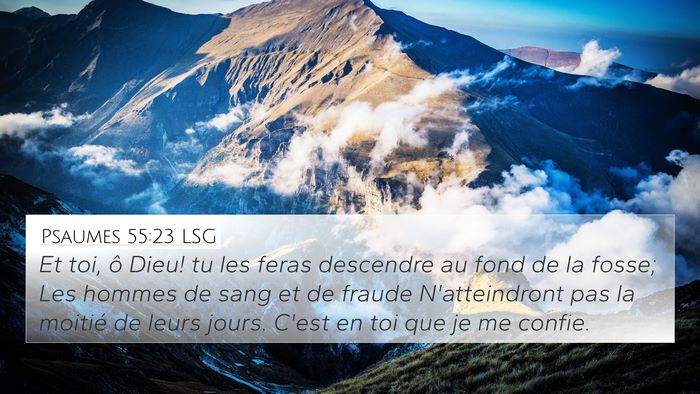 Psaumes 55:23 LSG Bible Verse Image