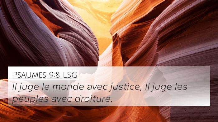 Psaumes 9:8 LSG Bible Verse Image