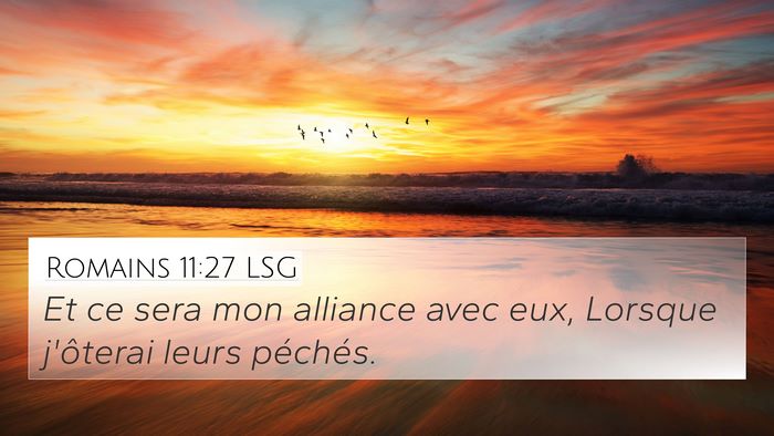 Romains 11:27 LSG Bible Verse Image