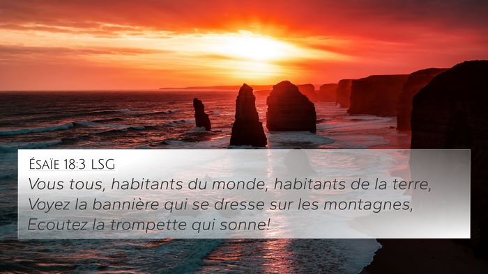 Ésaïe 18:3 LSG Bible Verse Image