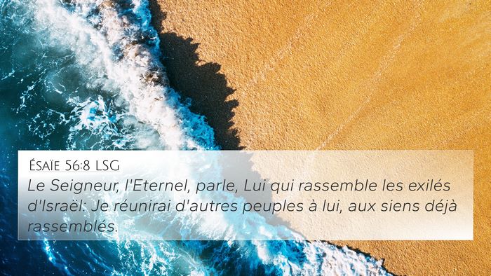 Ésaïe 56:8 LSG Bible Verse Image