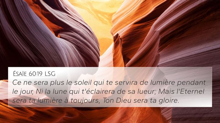 Ésaïe 60:19 LSG Bible Verse Image