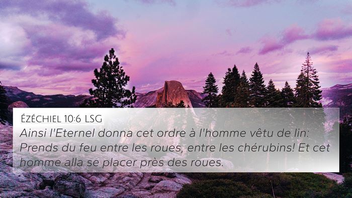 Ézéchiel 10:6 LSG Bible Verse Image