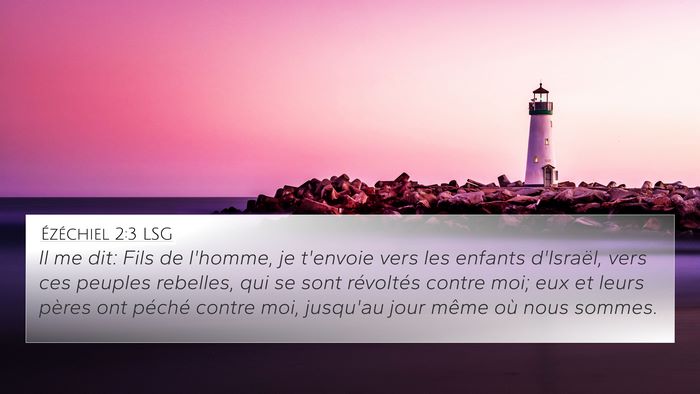 Ézéchiel 2:3 LSG Bible Verse Image