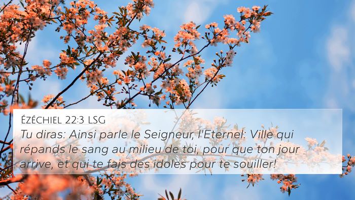 Ézéchiel 22:3 LSG Bible Verse Image