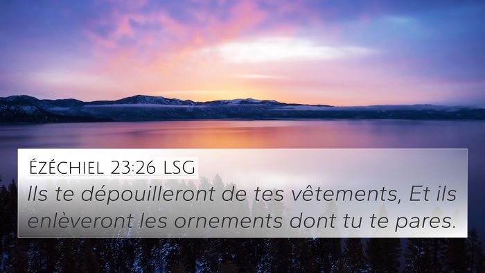 Ézéchiel 23:26 LSG Bible Verse Image