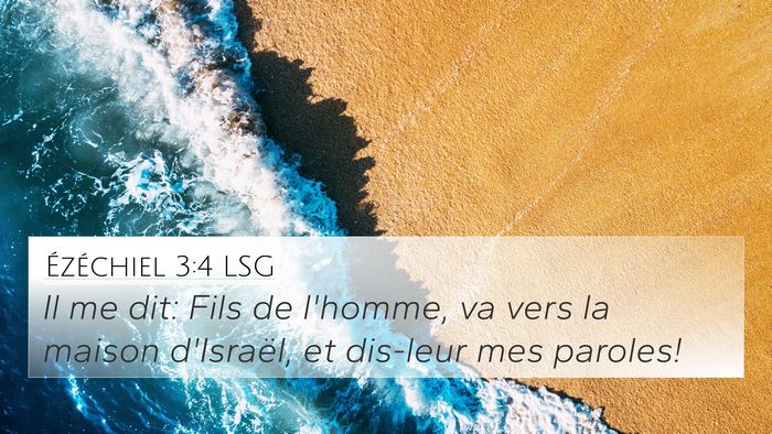 Ézéchiel 3:4 LSG Bible Verse Image