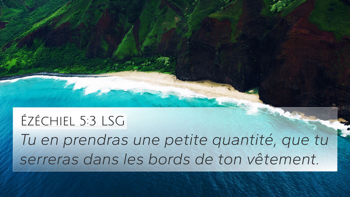 Ézéchiel 5:3 LSG Bible Verse Image