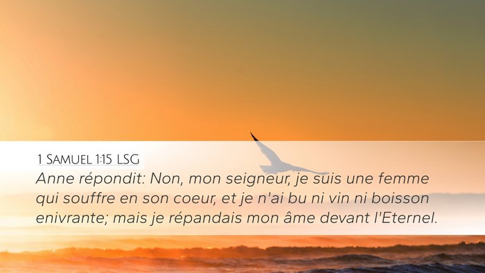 1 Samuel 1:15 LSG Bible Verse Image