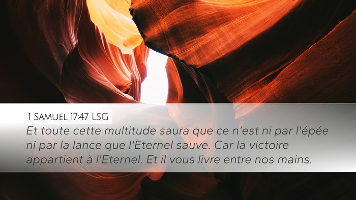 1 Samuel 17:47 LSG Bible Verse Image