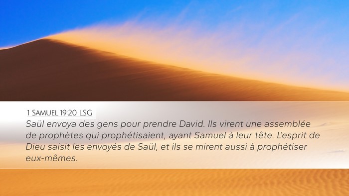 1 Samuel 19:20 LSG Bible Verse Image